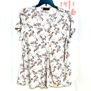 Lane Bryant Elegant Blouse in Soft Blue